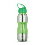 Brinde Squeeze Metálica com Canudo