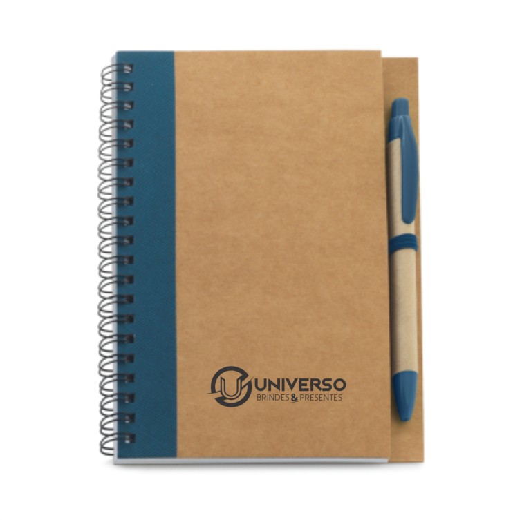 Brinde Caderno B6 com Caneta