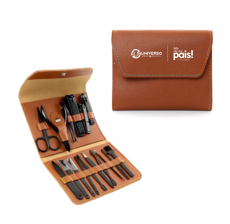 Brinde Kit Manicure em Couro