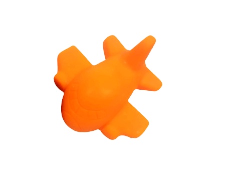 aviao anti stress laranja