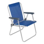 Brinde Cadeira de Praia Alta em Alumínio