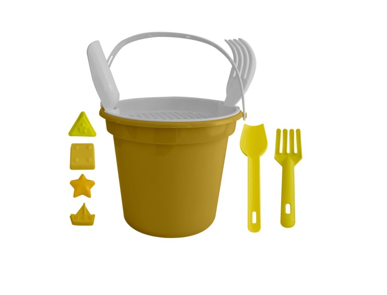 BALDE DE PRAIA RASTELO PA FORMA – AMARELO