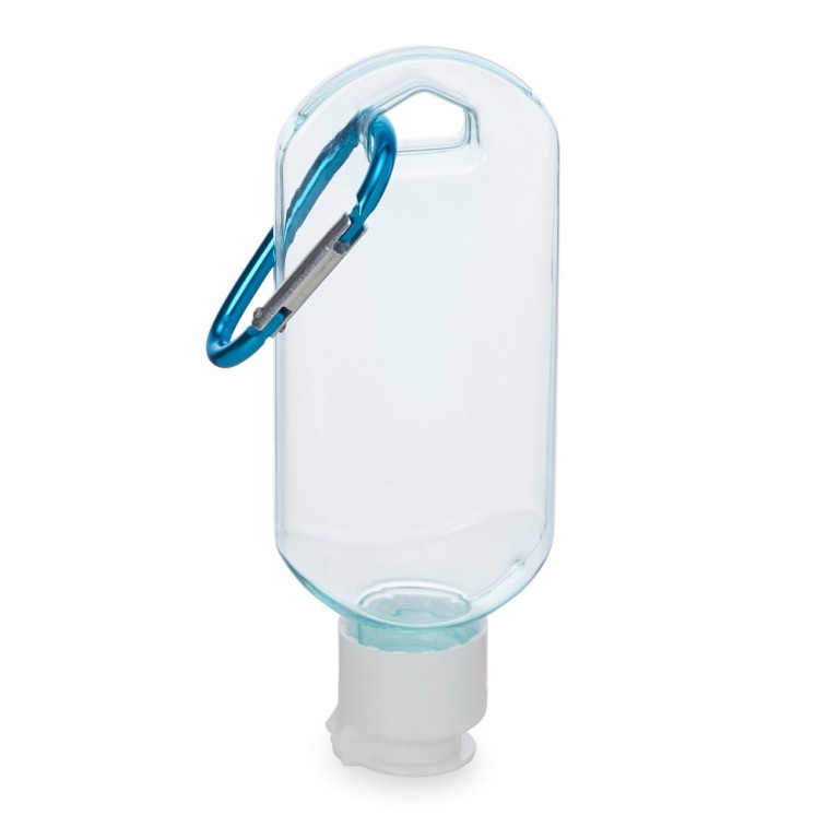 Brinde Frasco Plástico 55ml com Mosquetão
