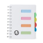 Brinde Caderno Pequeno com Divisórias