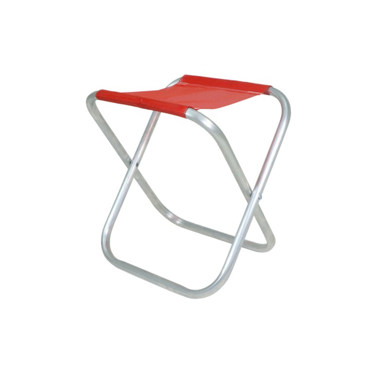 banqueta-dobravel-aluminio-vermelha-aberta