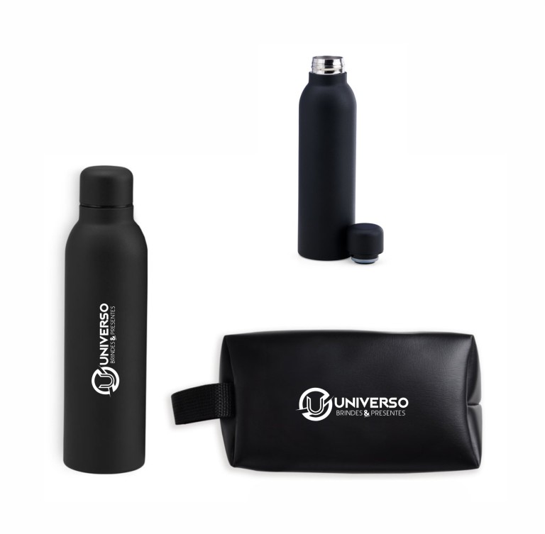 Brinde Kit Garrafa com Nécessaire