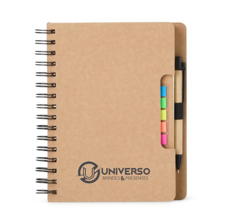 Brinde Caderno com Post-it e Caneta