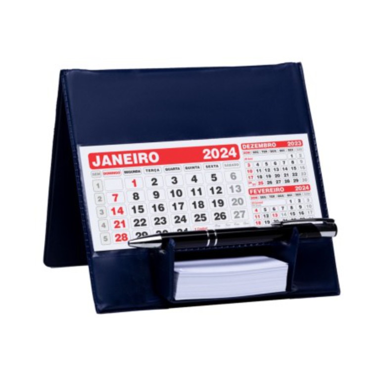 Brinde Calendário com Suporte para Rascunho