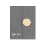 Brinde Caderno de Anotações em Tecido