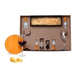 Brinde Kit Vinho/Queijo com Tábua