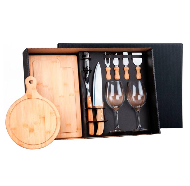 Brinde Kit Churrasco/Vinho e Queijo
