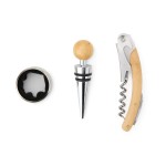 Brinde Kit Vinho Bambu 3 Peças