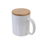 Brinde Tampa de Bambu para Caneca