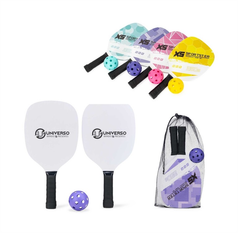 Brinde Kit Pickleball 3 Peças